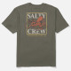 SALTY CREW, Ink slinger standard s/s tee, Dusty olive