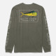 SALTY CREW, Golden mahi premium l/s tee, Dusty olive