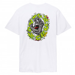 SANTA CRUZ, Slime scream t-shirt, White