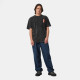 SANTA CRUZ, Vtg screaming connect t-shirt, Black acid wash