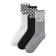 VANS, Classic check crew checkerboard, Black/white