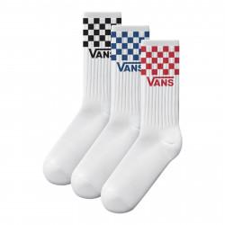 VANS, Classic check crew checkerboard, White