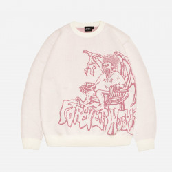 JACKER, Karen knit, White