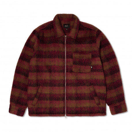 Jacket megablast plaid - Berry