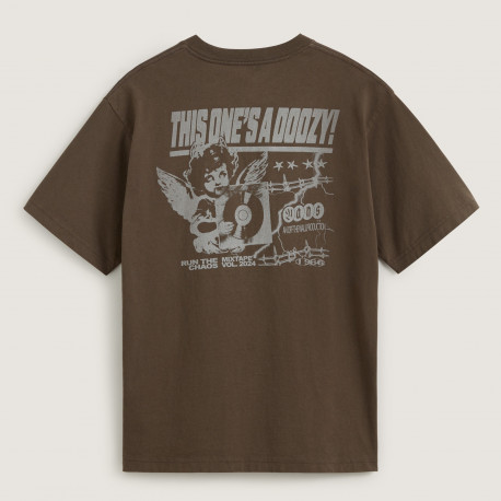 Earthbound loose fit ss tee - Coal brown