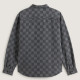 VANS, Hastings checkerboard denin ls woven, Faded black