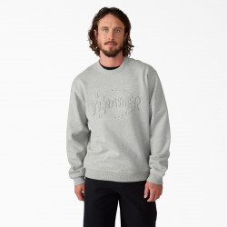 DICKIES, Thrasher x dickies sweatshirt, Grey melange