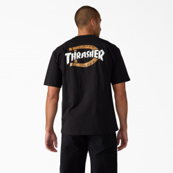 DICKIES, Thrasher x dickies tee ss graphic, Black