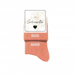 LES SACHOUSSETTES, Bisou-amour, Orange pastel