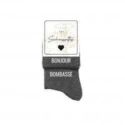 LES SACHOUSSETTES, Bonjour-bombasse, Noir pailettes