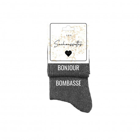 Bonjour-bombasse - Noir pailettes