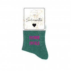 LES SACHOUSSETTES, Femme fatale, Vert paillettes