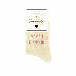 LES SACHOUSSETTES, Maman d'amour, Beige clair paillettes