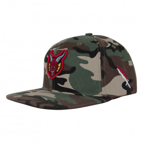 Cap st hellfire club snapback structured hat - Camo