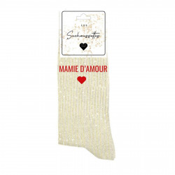 LES SACHOUSSETTES, Mamie d'amour, Beige paillettes