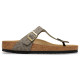 BIRKENSTOCK, Gizeh bs syn, Leo grey taupe