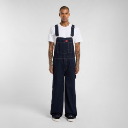 DICKIES, Loose denim bib, Rinsed