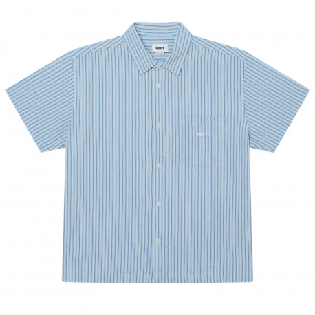 Alan woven - Sky blue multi