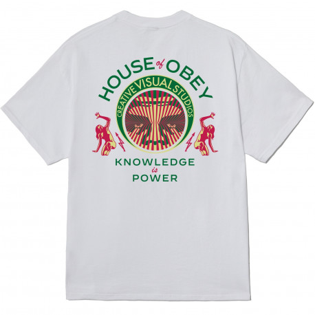 Obey knowledge is power - White