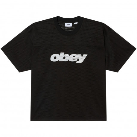 Obey practice jersey ss - Black