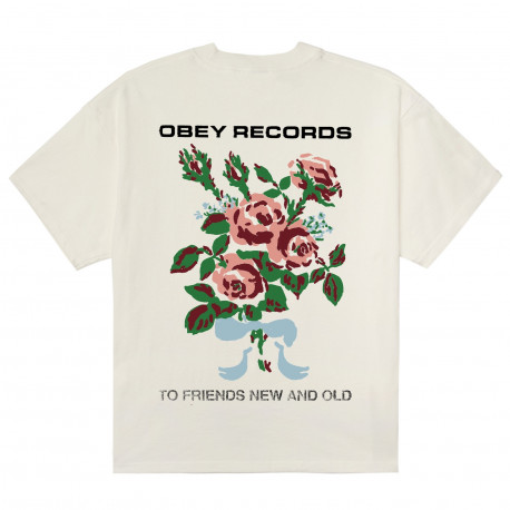 Obey to new friends and old - Vintage white