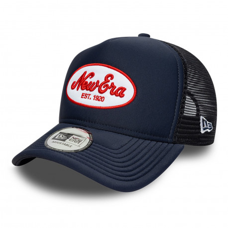 Oval foam patch trucker newera - Nvy