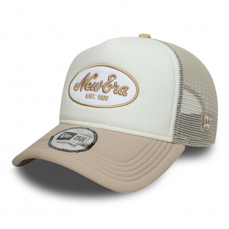 Oval foam patch trucker newera - Whicam