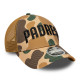 NEW ERA, Wordmark camo 9forty mc sadpad, Wht