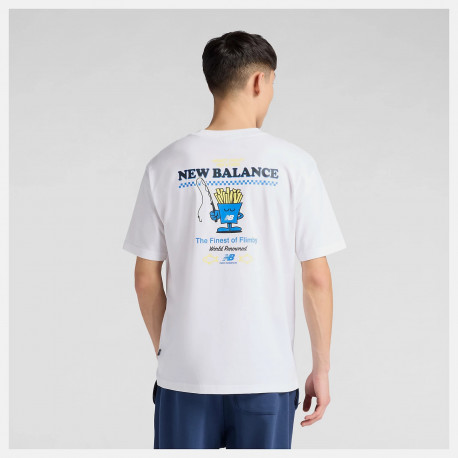 Fish and chips t-shirt - White