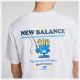 NEW BALANCE, Fish and chips t-shirt, White