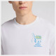 NEW BALANCE, Fish and chips t-shirt, White