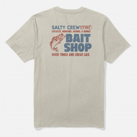 Bait shop ss tee - Moonbeam