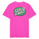 SANTA CRUZ, Vertigo dot t-shirt, Electric pink