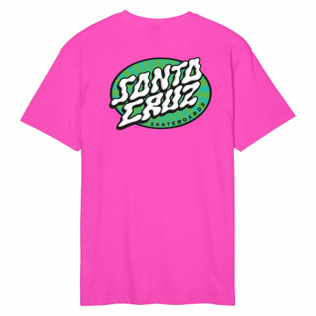 Vertigo dot t-shirt - Electric pink