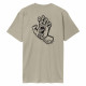 SANTA CRUZ, Stamped screaming hand t-shirt, Stone grey