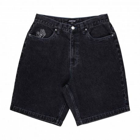Stamped big shorts - Black