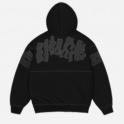 JACKER, Mirror maze zip, Black