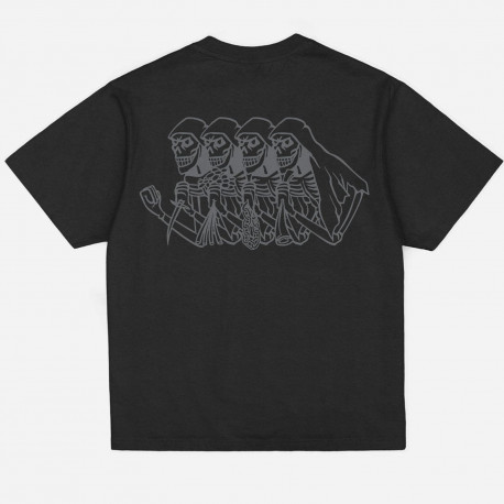 Skeleton garment dyed - Black