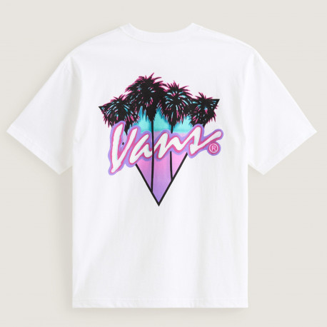 Palm drive ss tee - White