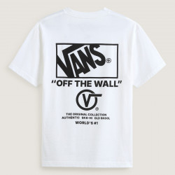 VANS, Stacked hi ss tee, White