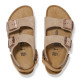BIRKENSTOCK, Milano as kids suede leather, Taupe