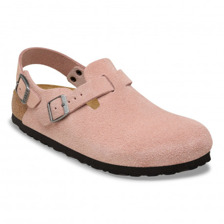 Tokio suede leather - Pink clay