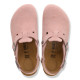 BIRKENSTOCK, Tokio suede leather, Pink clay