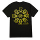HUF, T-shirt fantasies ss, Black