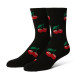 HUF, Socks cherry bomb crew, Black