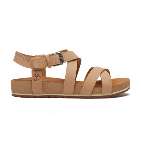 Malibu waves backstrap sandal - Medium beige nubuck