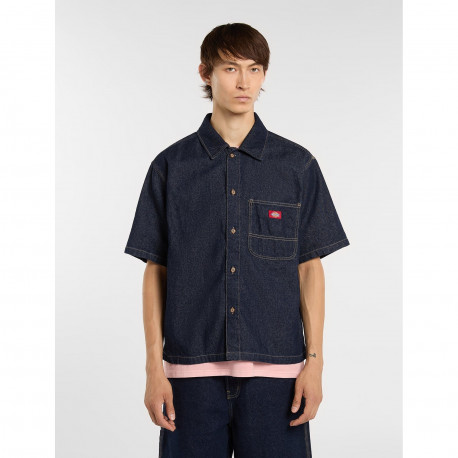 Denim shirt ss - Rinsed