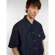 DICKIES, Denim shirt ss, Rinsed