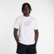 NEW BALANCE, Classic tri-logo t-shirt, White