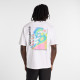 NEW BALANCE, Classic tri-logo heat map t-shirt, White